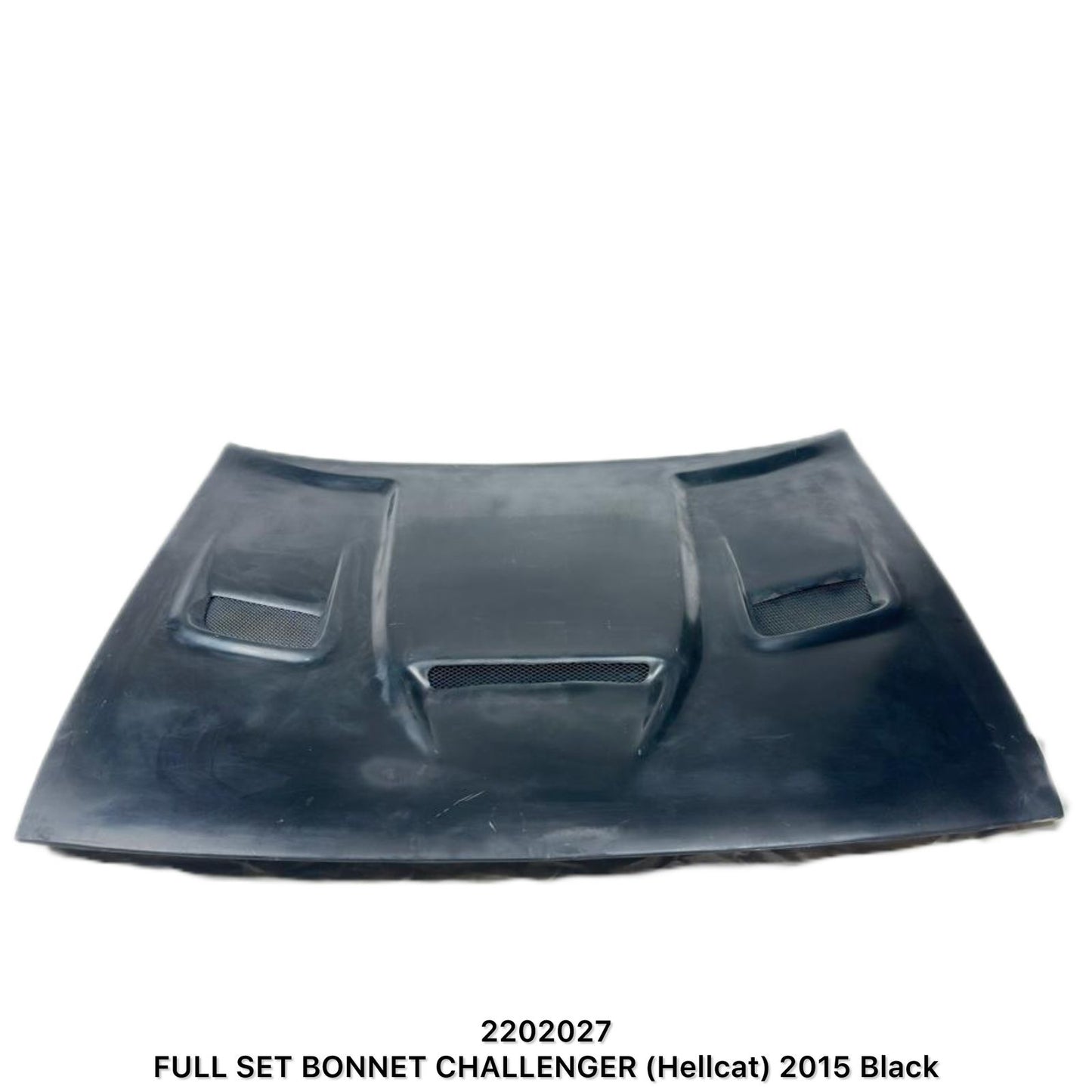Dodge Challenger Hellcat Bonnet 2015 Black FRP