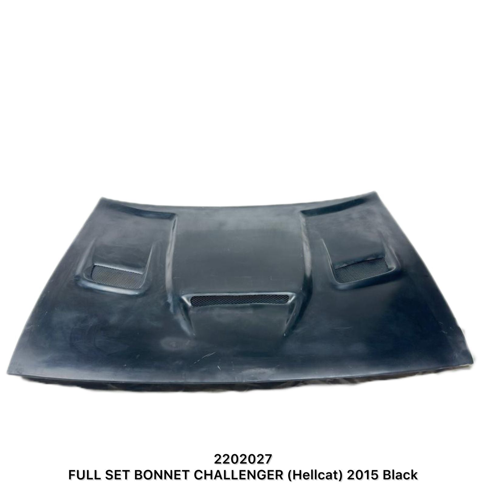 Dodge Challenger Hellcat Bonnet 2015 Black FRP