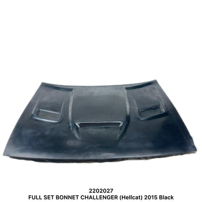 Dodge Challenger Hellcat Bonnet 2015 Black FRP