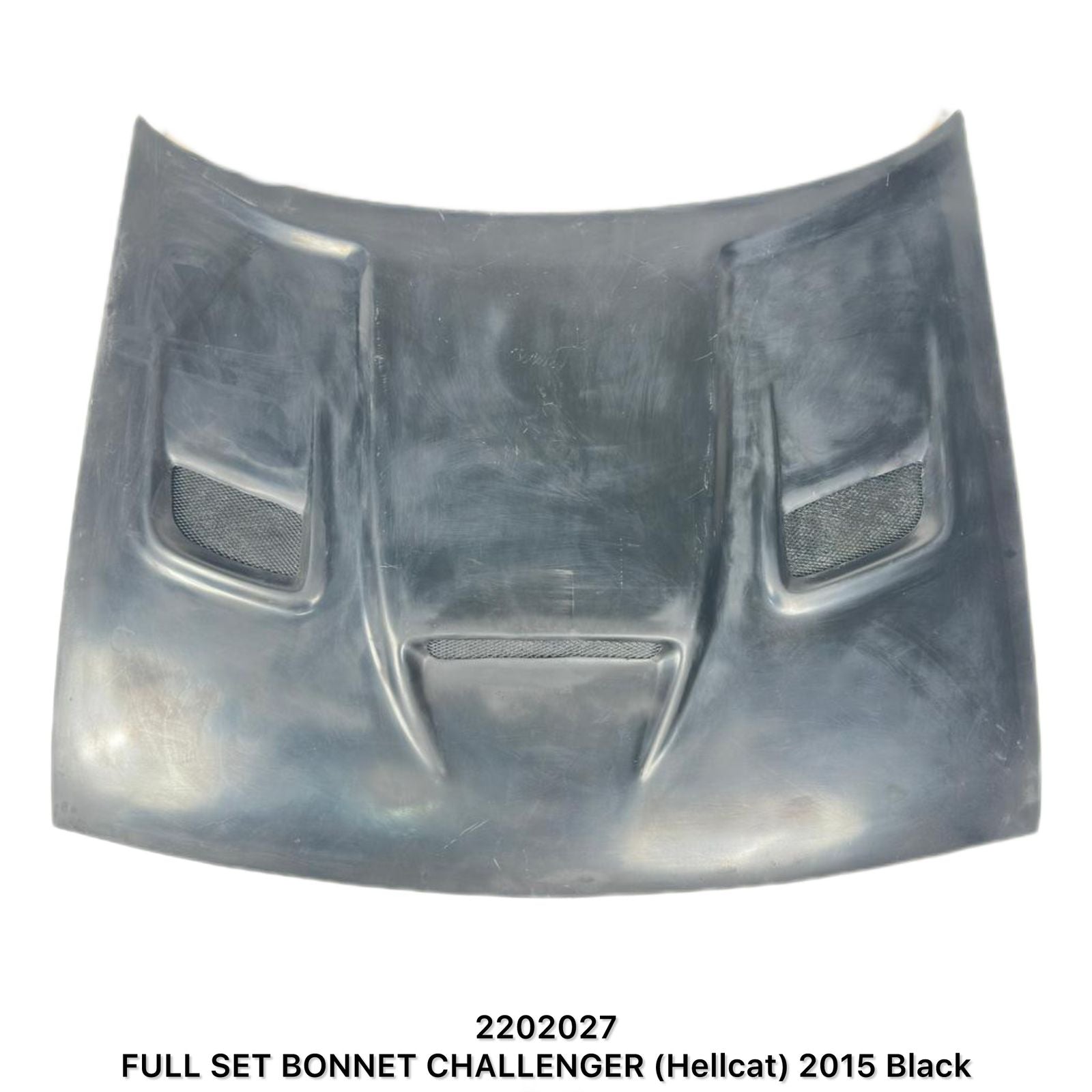 Dodge Challenger Hellcat Bonnet 2015 Black FRP