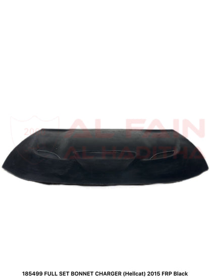 Dodge Charger Hellcat Style Full Set Bonnet 2015 FRP Black