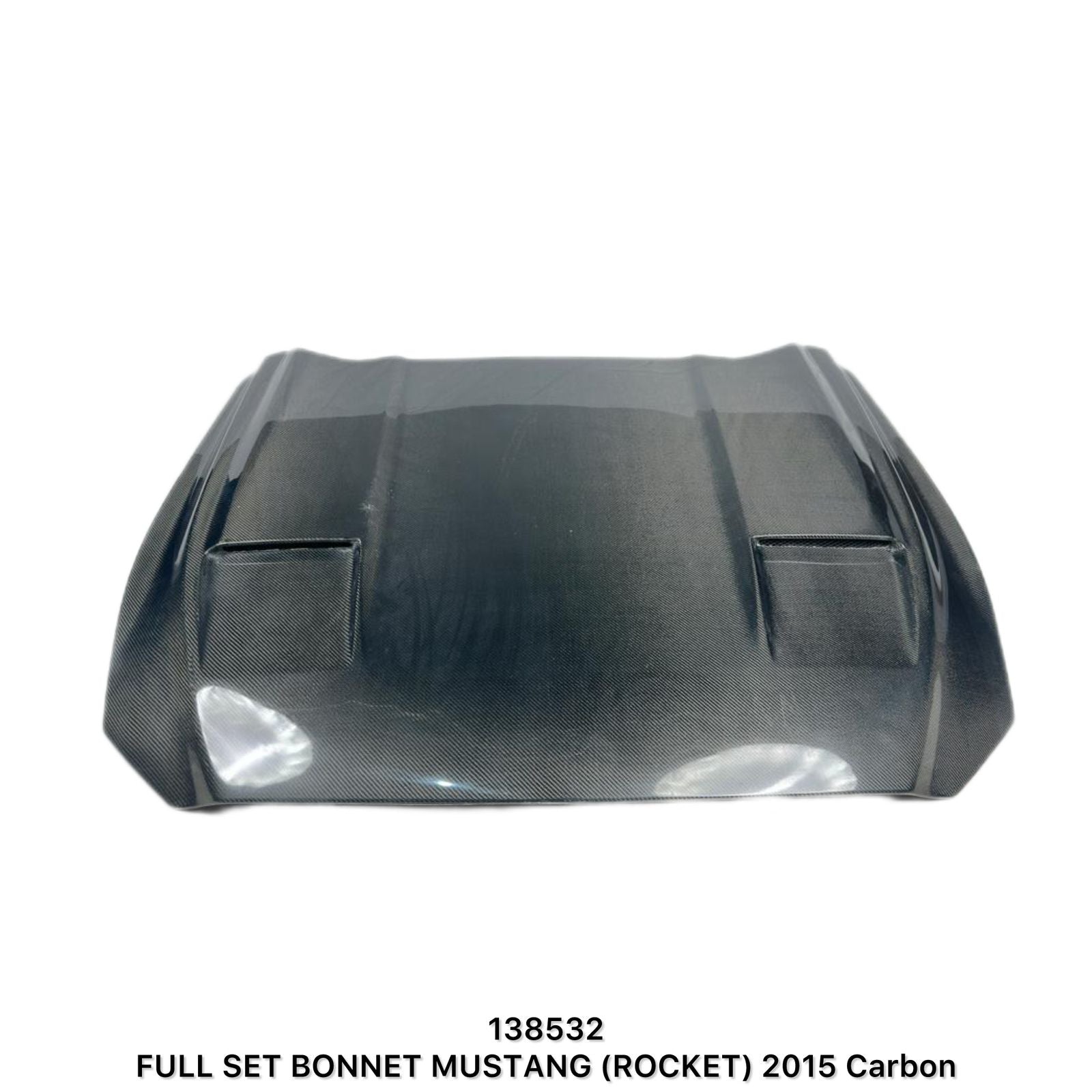 Ford Mustang Rocket Style Full Carbon Fiber Bonnet 2015