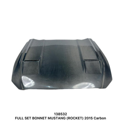 Ford Mustang Rocket Style Full Carbon Fiber Bonnet 2015