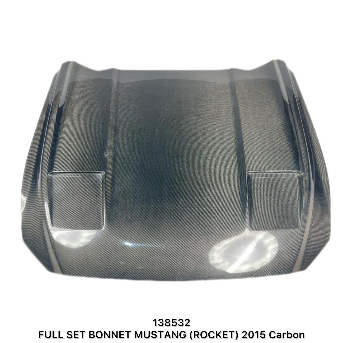 Ford Mustang Rocket Style Full Carbon Fiber Bonnet 2015