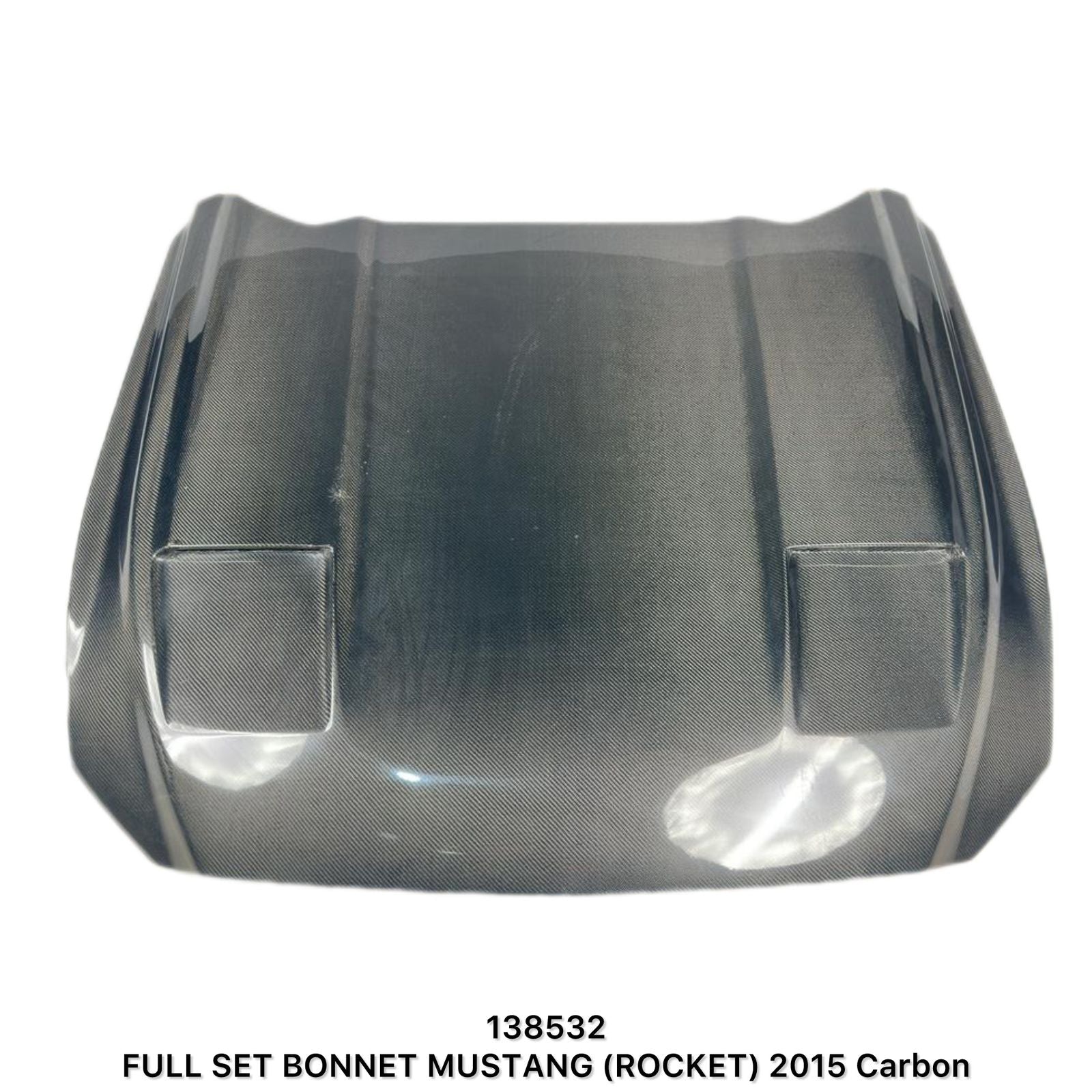 Ford Mustang Rocket Style Full Carbon Fiber Bonnet 2015