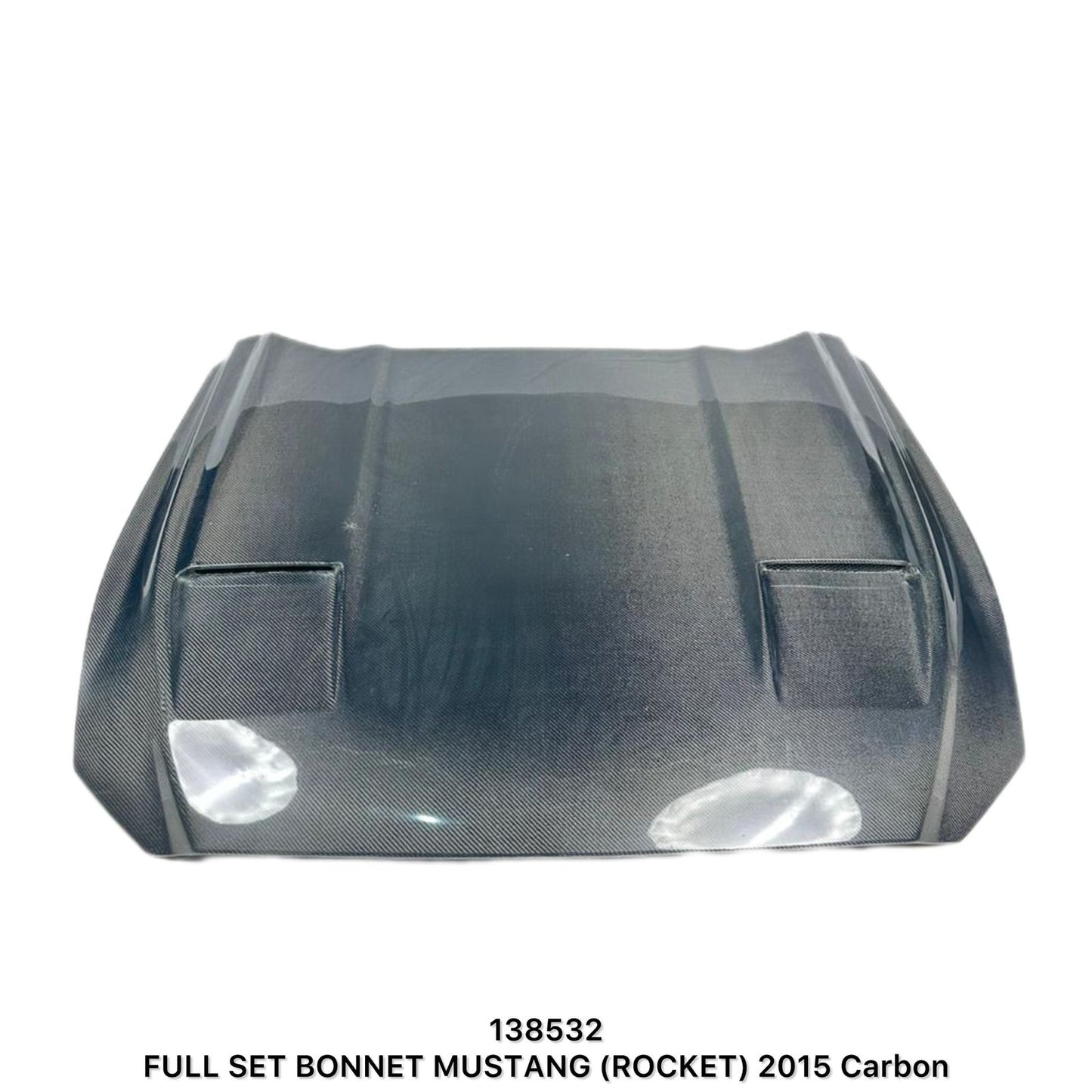 Ford Mustang Rocket Style Full Carbon Fiber Bonnet 2015