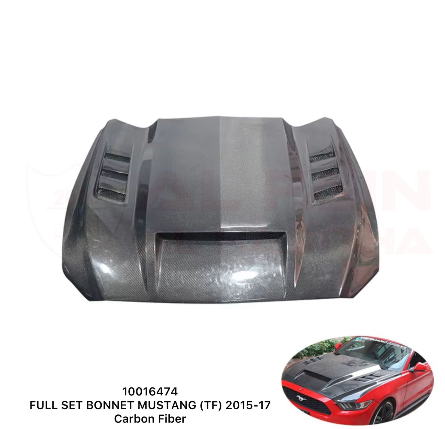 Ford Mustang Full Set Bonnet 2015-2017 Carbon Fiber