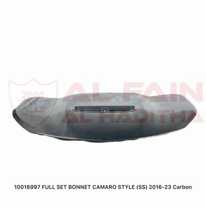 Chevrolet Camaro SS Carbon Fiber Hood 2016-2023 Full Set Bonnet