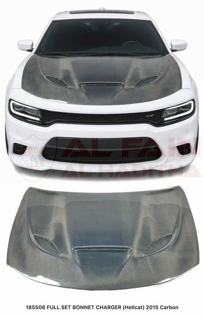 Dodge Charger Hellcat Carbon Fiber Hood 2015