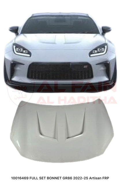 Toyota GR86 Full Set Bonnet 2022-2025 FRP Artisan
