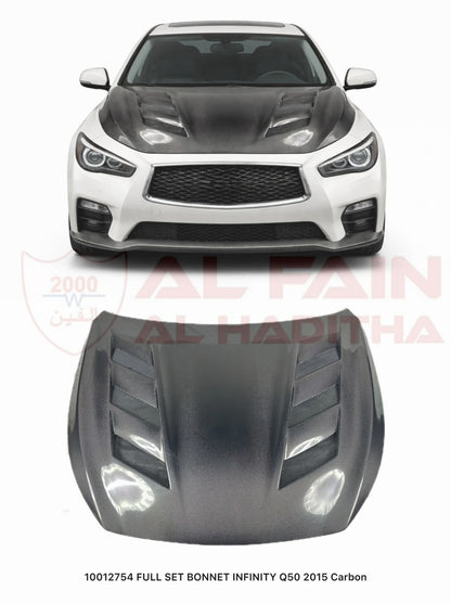Infiniti Q50 Carbon Fiber Hood 2015