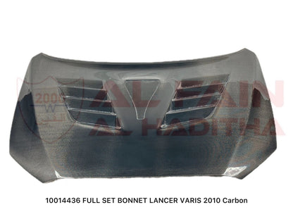 Mitsubishi Lancer Evolution X Varis Carbon Fiber Hood 2010