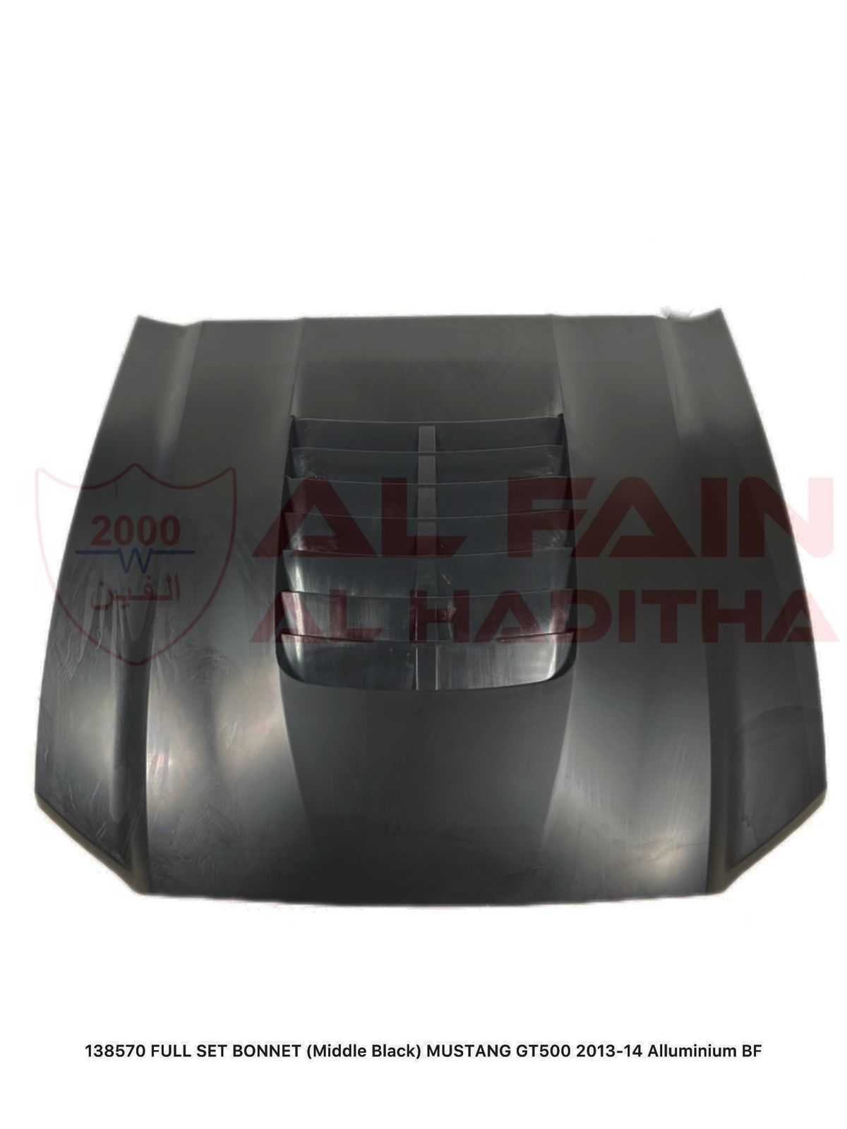 Ford Mustang GT500 Bonnet 2013-2014 Aluminum Middle Black