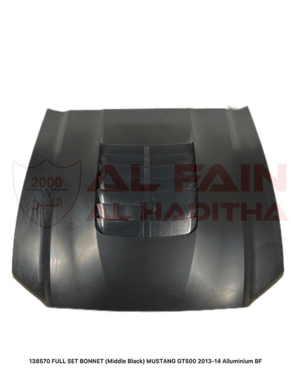 Ford Mustang GT500 Bonnet 2013-2014 Aluminum Middle Black