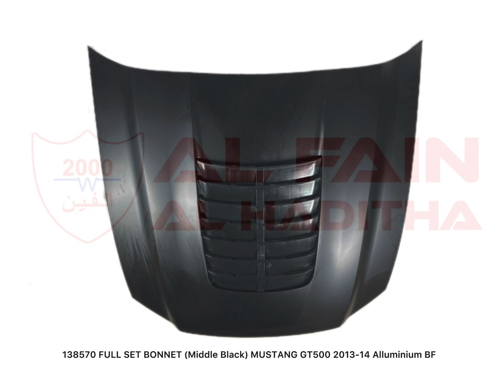 Ford Mustang GT500 Bonnet 2013-2014 Aluminum Middle Black