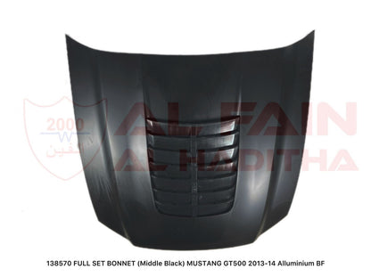 Ford Mustang GT500 Bonnet 2013-2014 Aluminum Middle Black