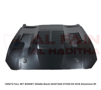 Ford Mustang GT500 KR Full Set Bonnet 2018 Aluminum Middle Black