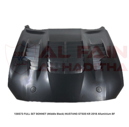 Ford Mustang GT500 KR Full Set Bonnet 2018 Aluminum Middle Black