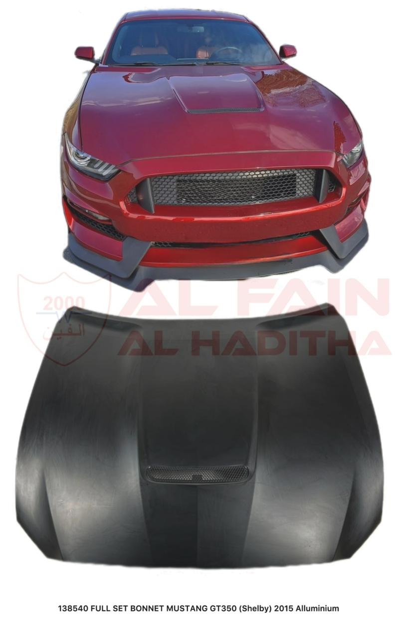 Ford Mustang GT350 Shelby 2015 Full Set Aluminum Bonnet