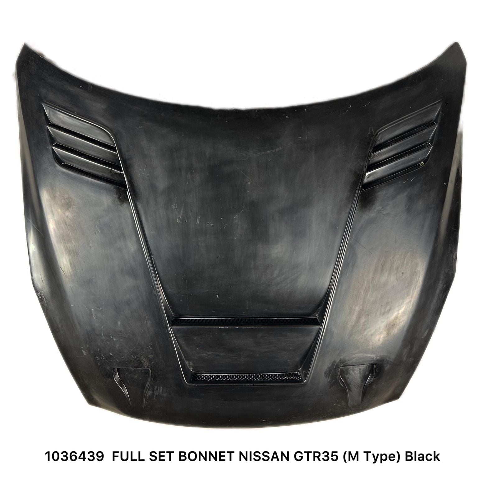 Nissan GTR35 M Type Full Set Bonnet Black ABS Plastic