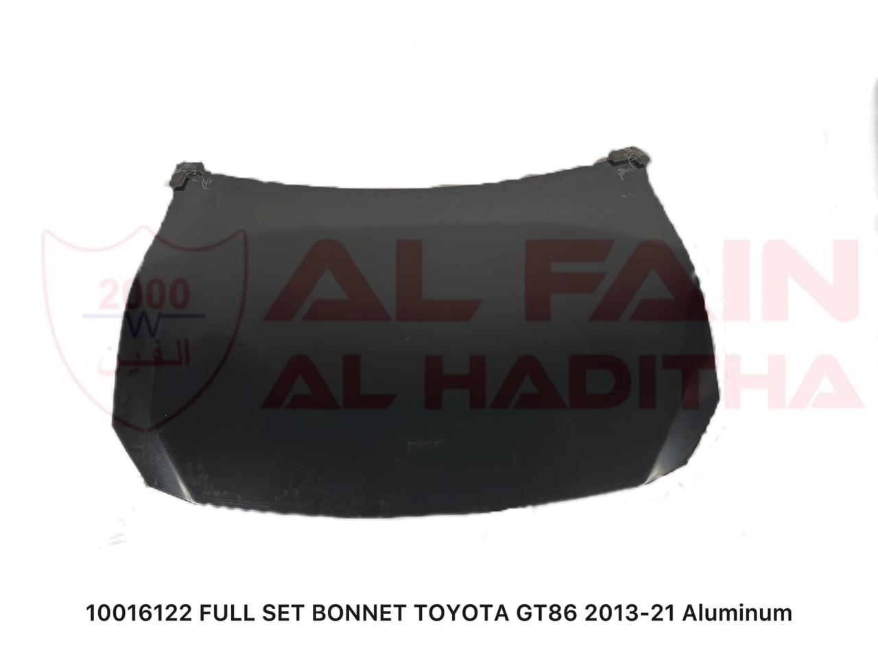 Toyota GT86 Bonnet 2013-2021 Aluminum 10016122