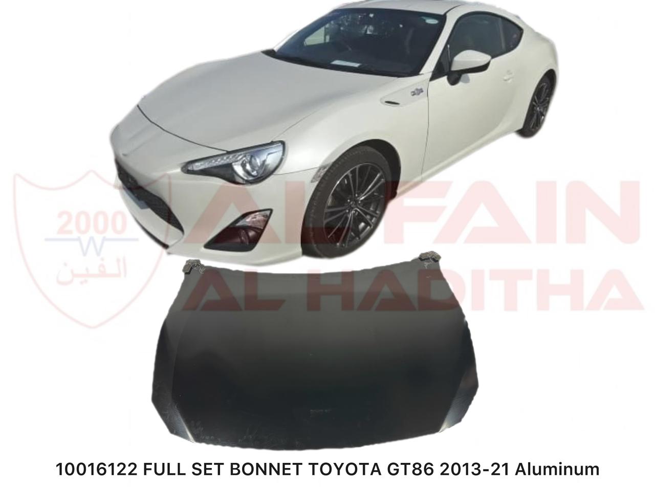 Toyota GT86 Bonnet 2013-2021 Aluminum 10016122