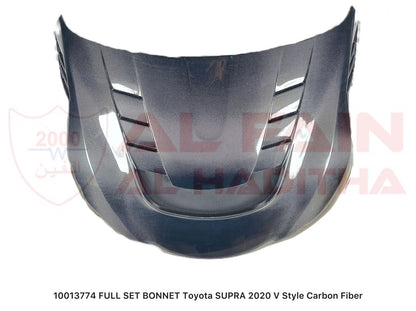 Toyota Supra 2020-2025 V Style Full Bonnet Set Carbon Fiber