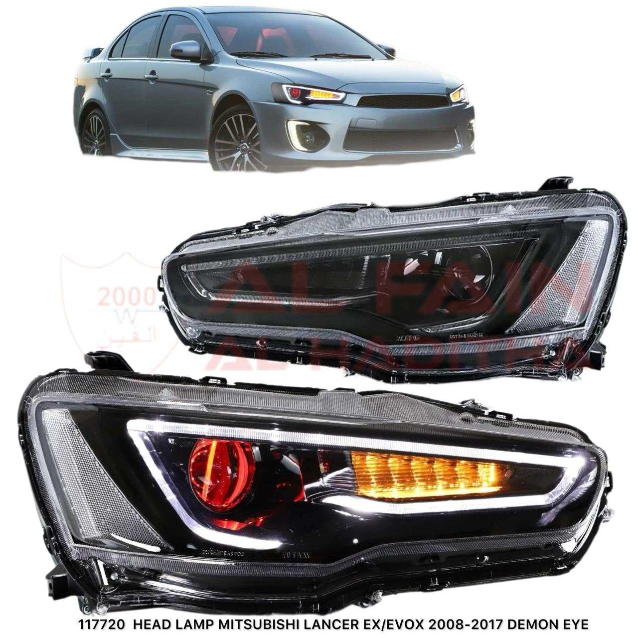 Mitsubishi Lancer EX Evo X 2008-2017 Demon Eye Head Lamp