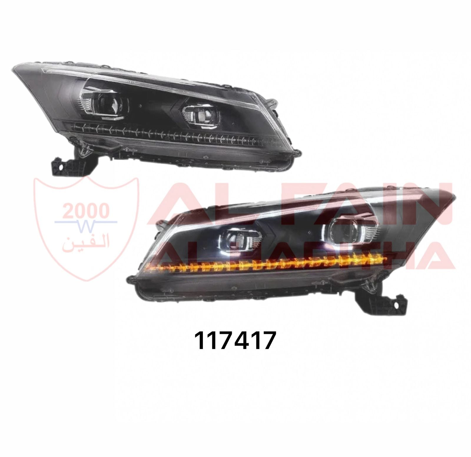 Honda Accord 2008-2013 Head Lamp New Design 117417
