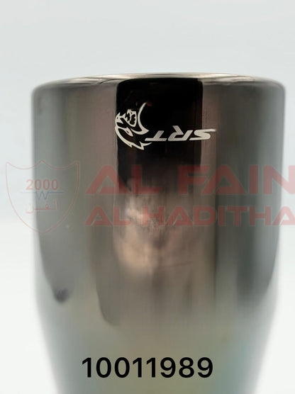 Universal Muffler Black 1835 Single-Outlet