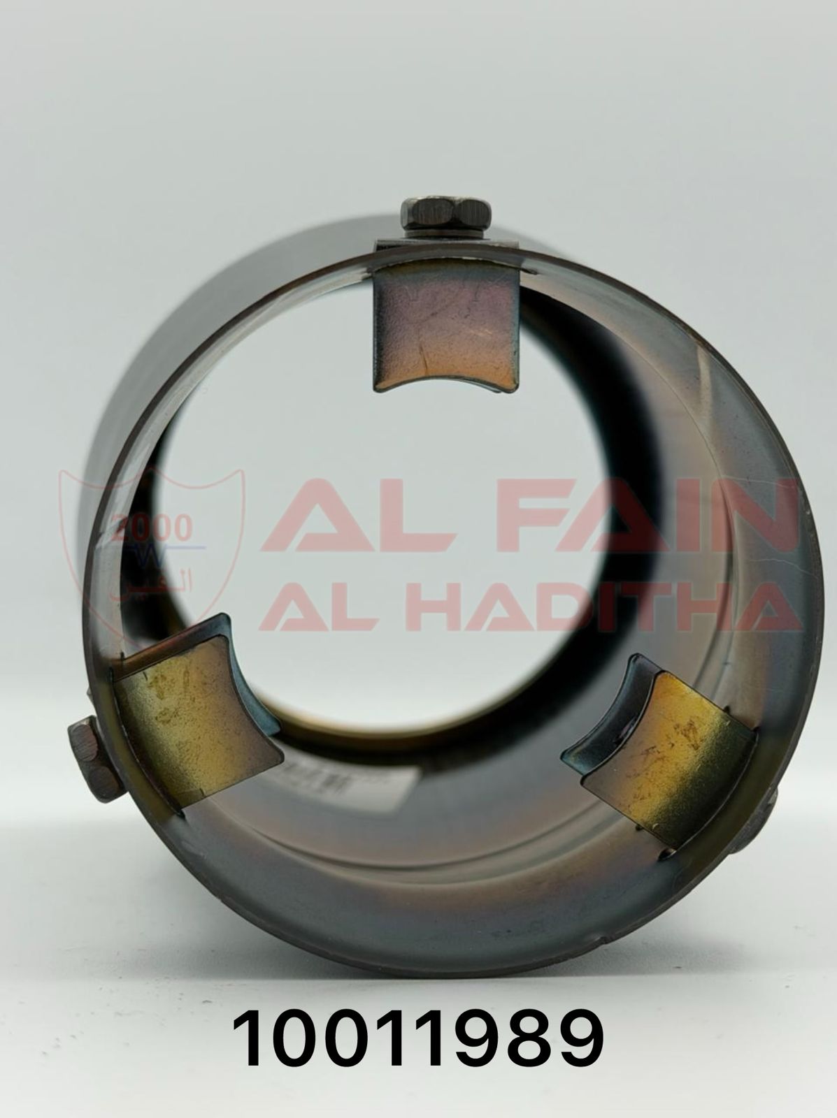 Universal Muffler Black 1835 Single-Outlet