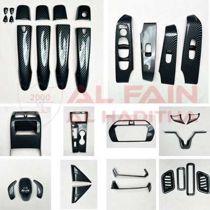 Nissan Altima 2019-2025 Interior Decoration Kit Carbon Black 33pcs 10018174