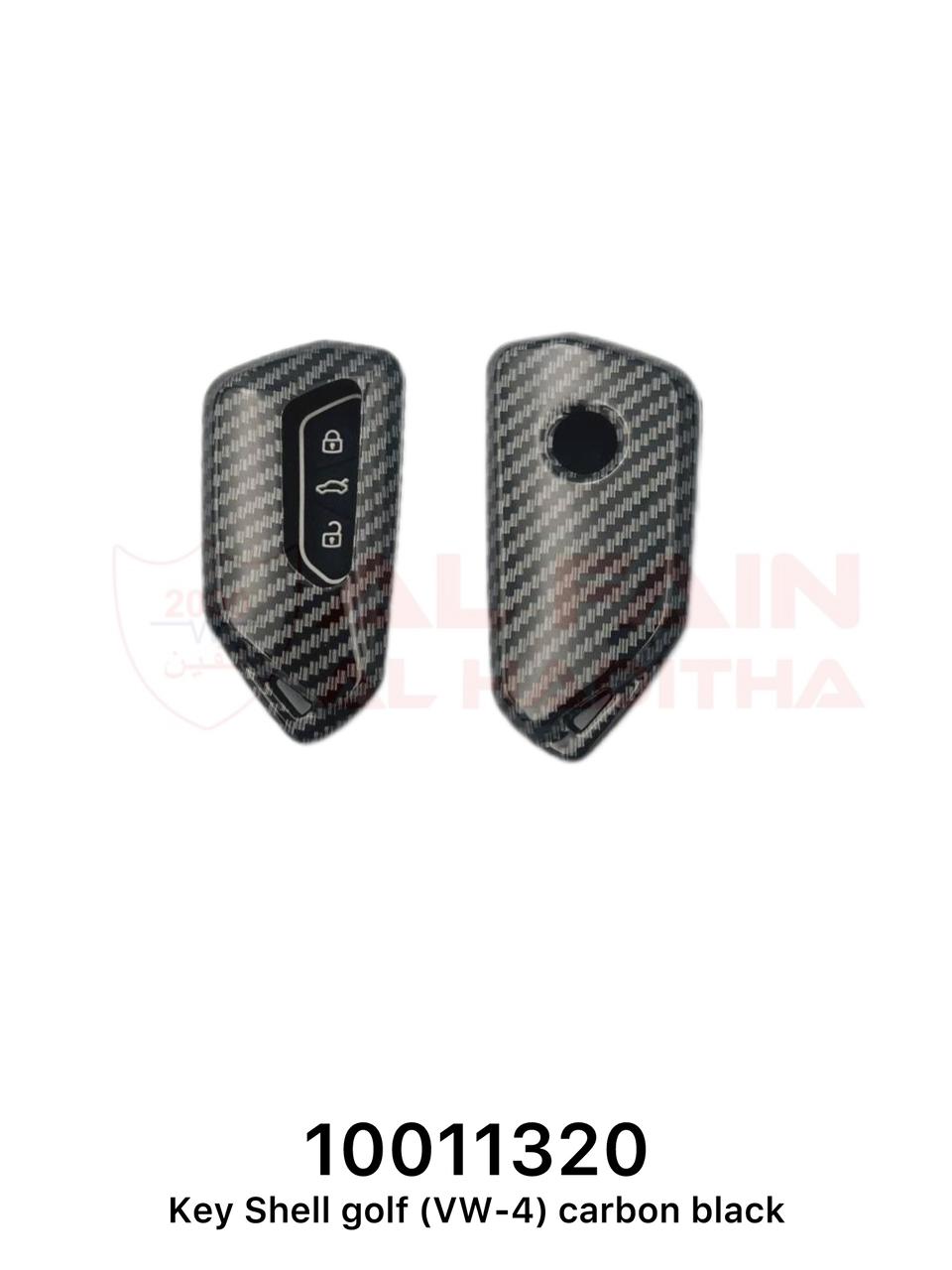 Volkswagen Golf Key Shell VW-4 Carbon Look Plastic 10011320