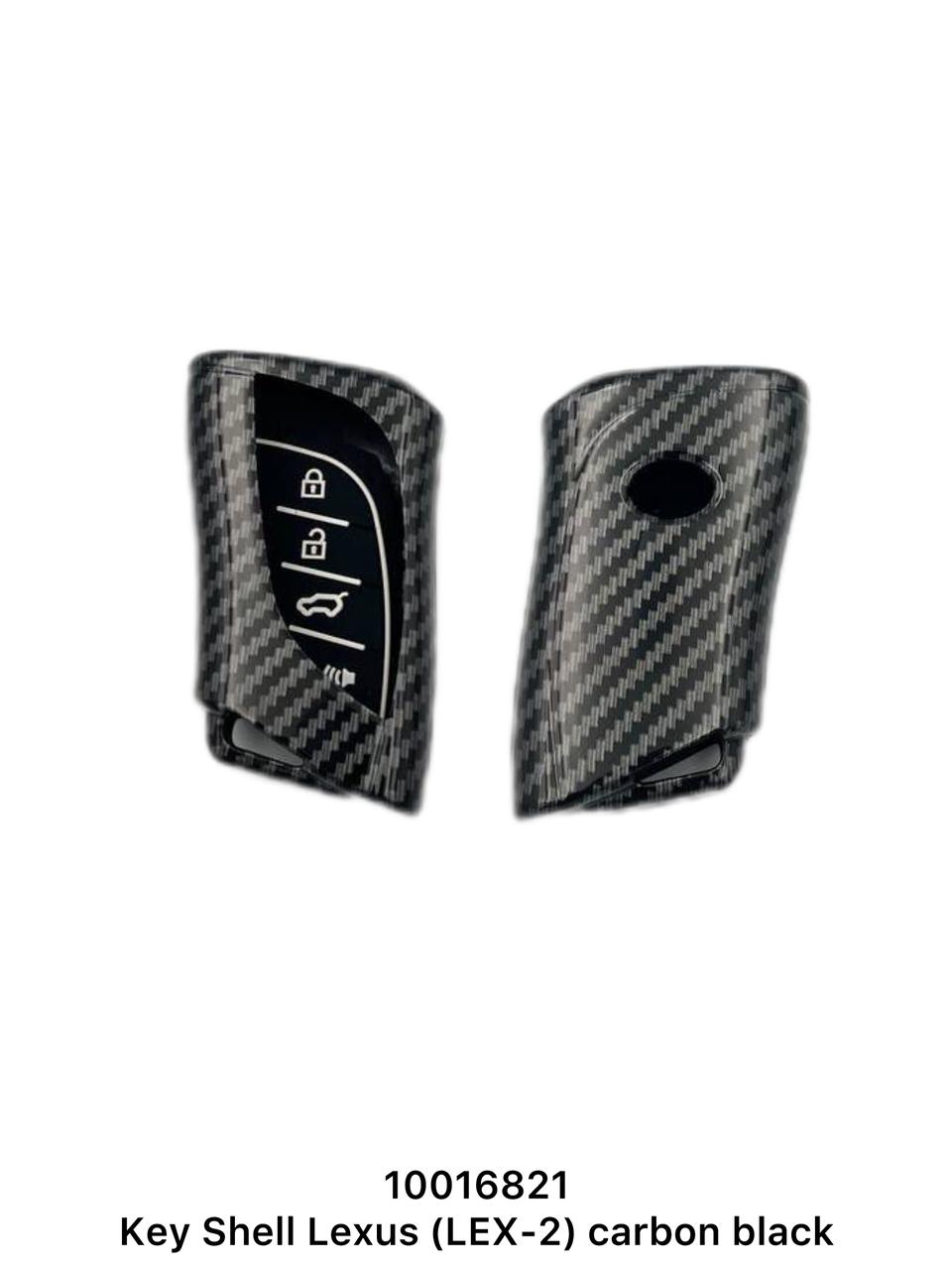 Lexus Key Shell LEX-2 Carbon Black Plastic 10016821