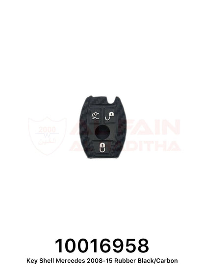 Mercedes Key Shell 2008-2015 Rubber Black Carbon Plastic 10016958