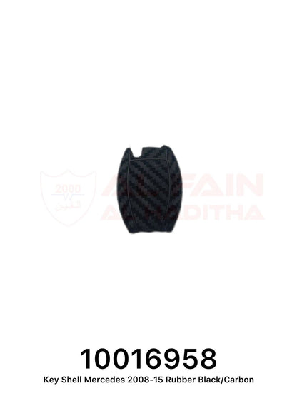 Mercedes Key Shell 2008-2015 Rubber Black Carbon Plastic 10016958