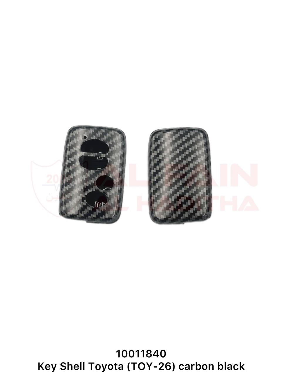Toyota Key Shell Carbon Look Plastic TOY-26