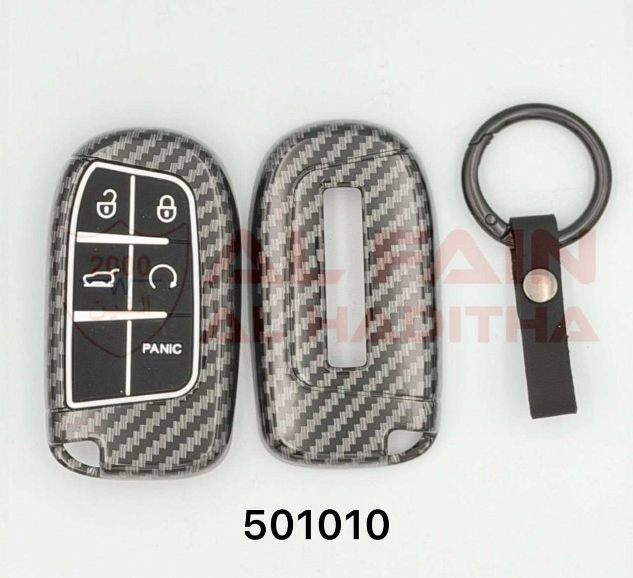 Jeep Dodge Key Shell Carbon Black 501010