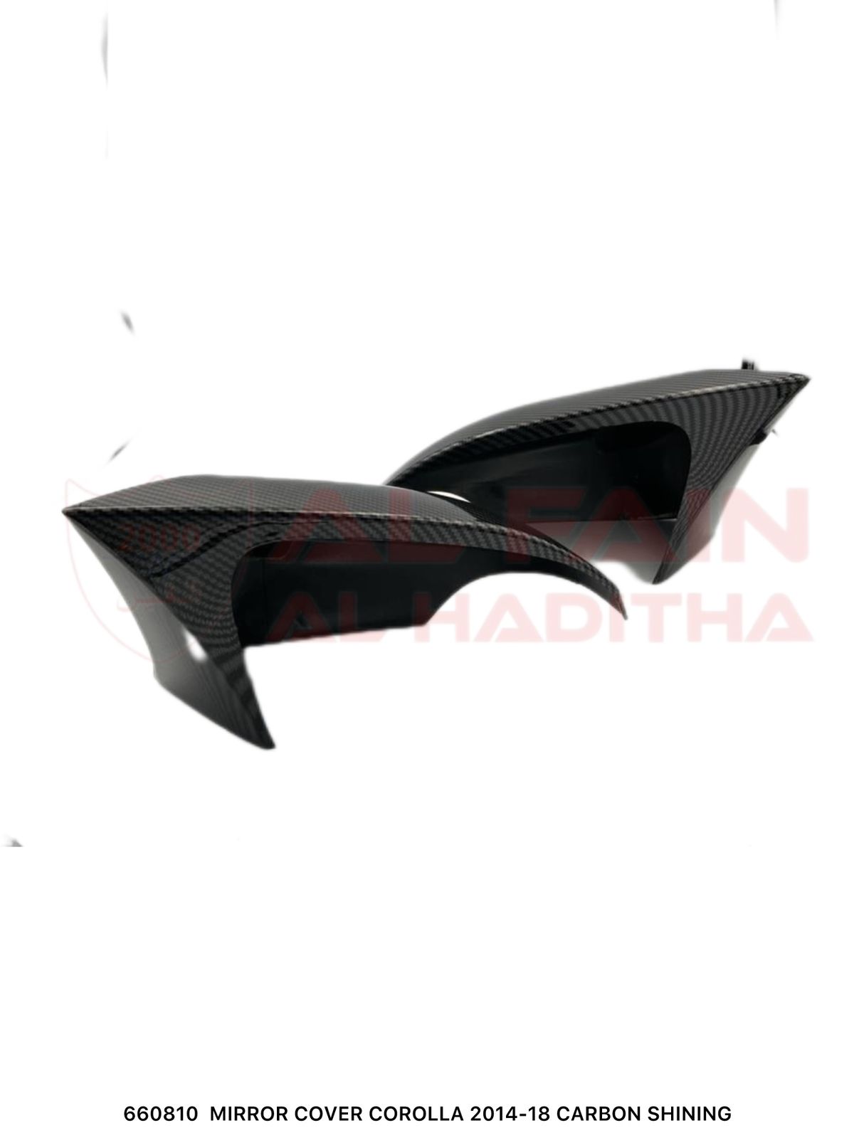 Toyota Corolla Mirror Cover 2014-2018 Carbon Shining ABS Plastic 660810