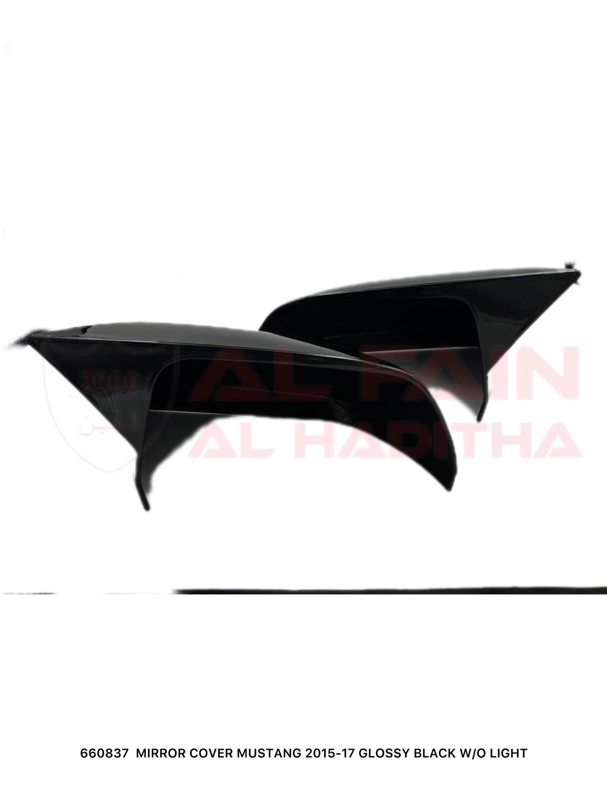 Ford Mustang Mirror Cover 2015-2017 Glossy Black ABS Plastic