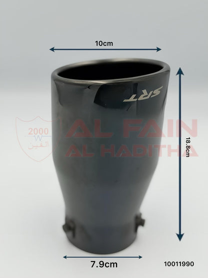 Universal Muffler 1836 Black Logo Single SRT 10011990