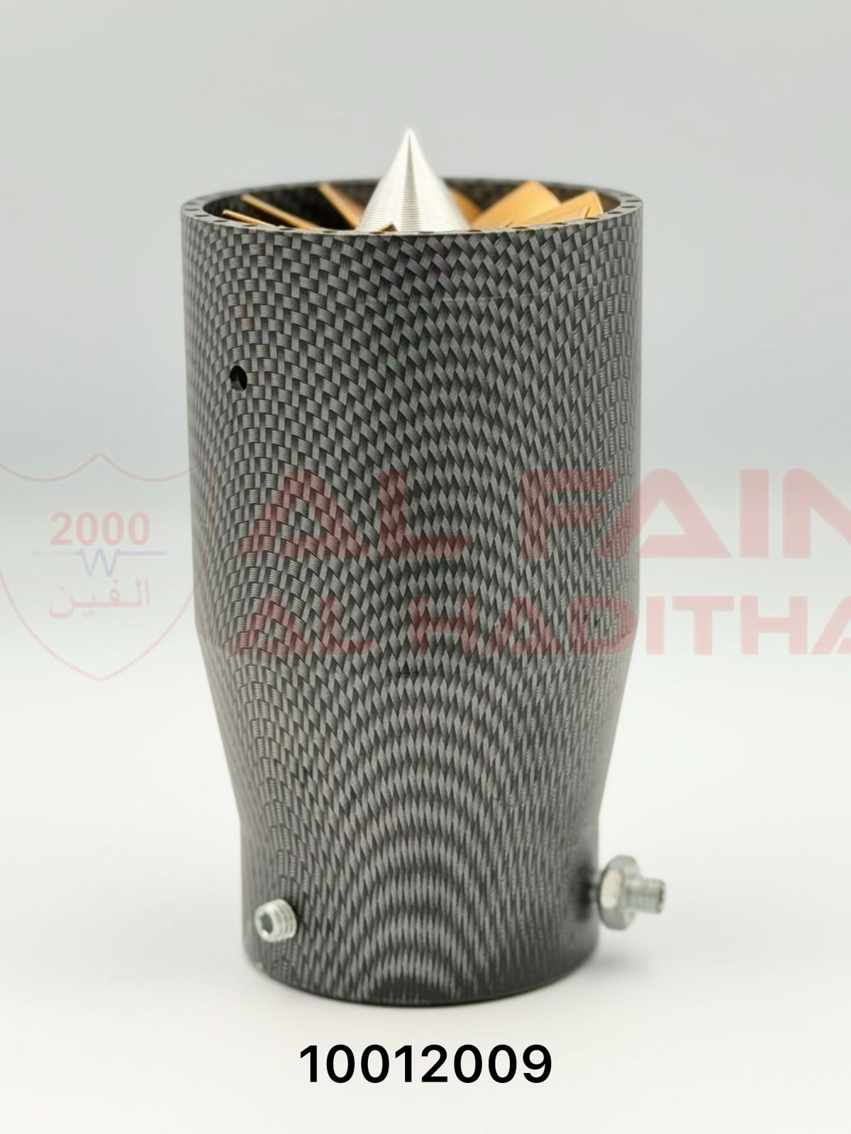 Universal Car Muffler 22732 Filter Black Single 7.3cm Inlet 9cm Outlet 15.2cm Length
