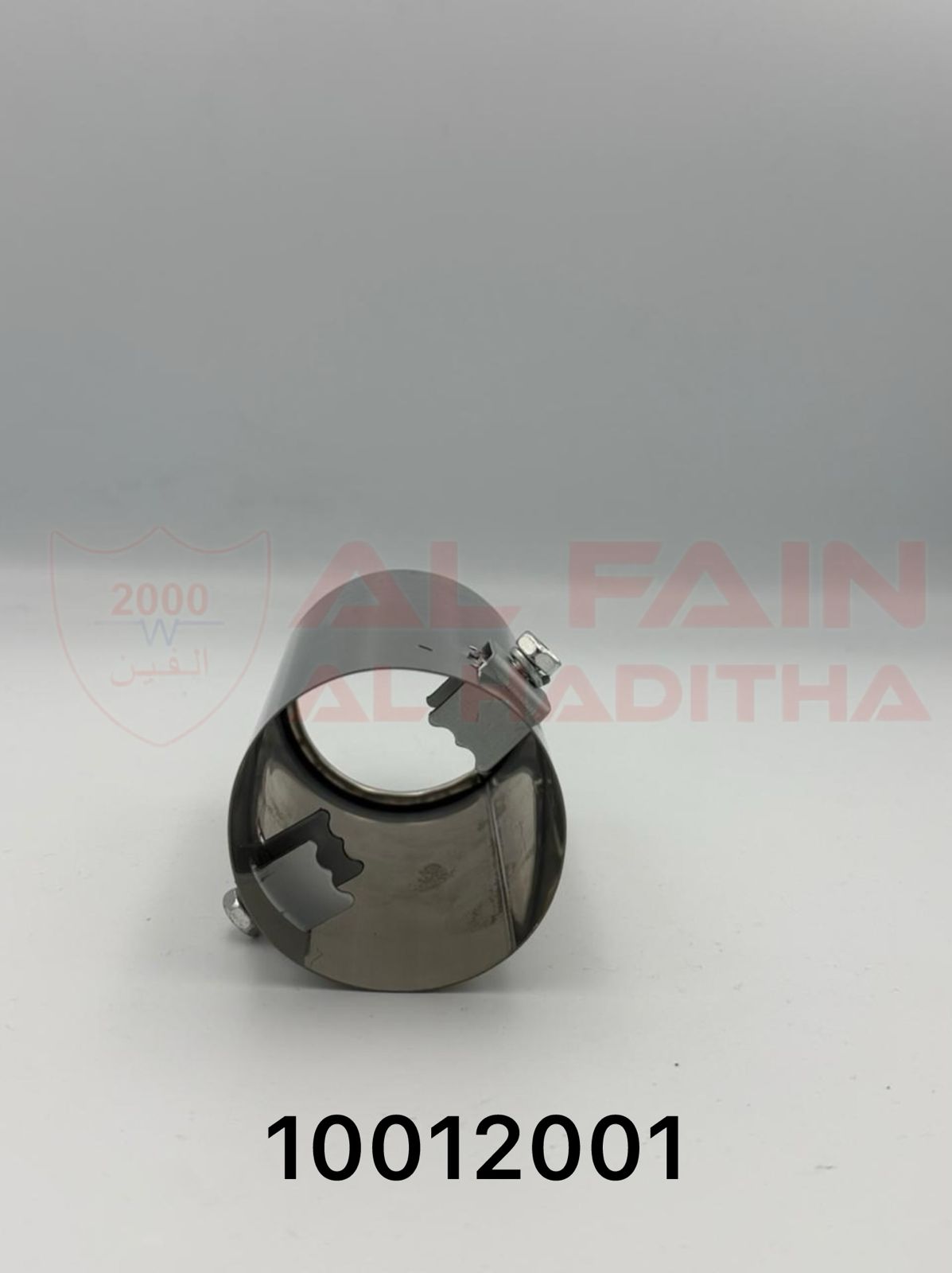 Universal Car Muffler A4 Silver Single Stainless Steel