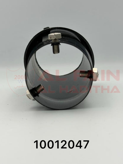 Universal Muffler Q5H Black Stainless Steel 10012047