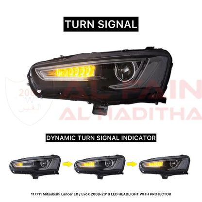 Mitsubishi Lancer EX EVO X 2008-2018 LED Head Light Projector 117711