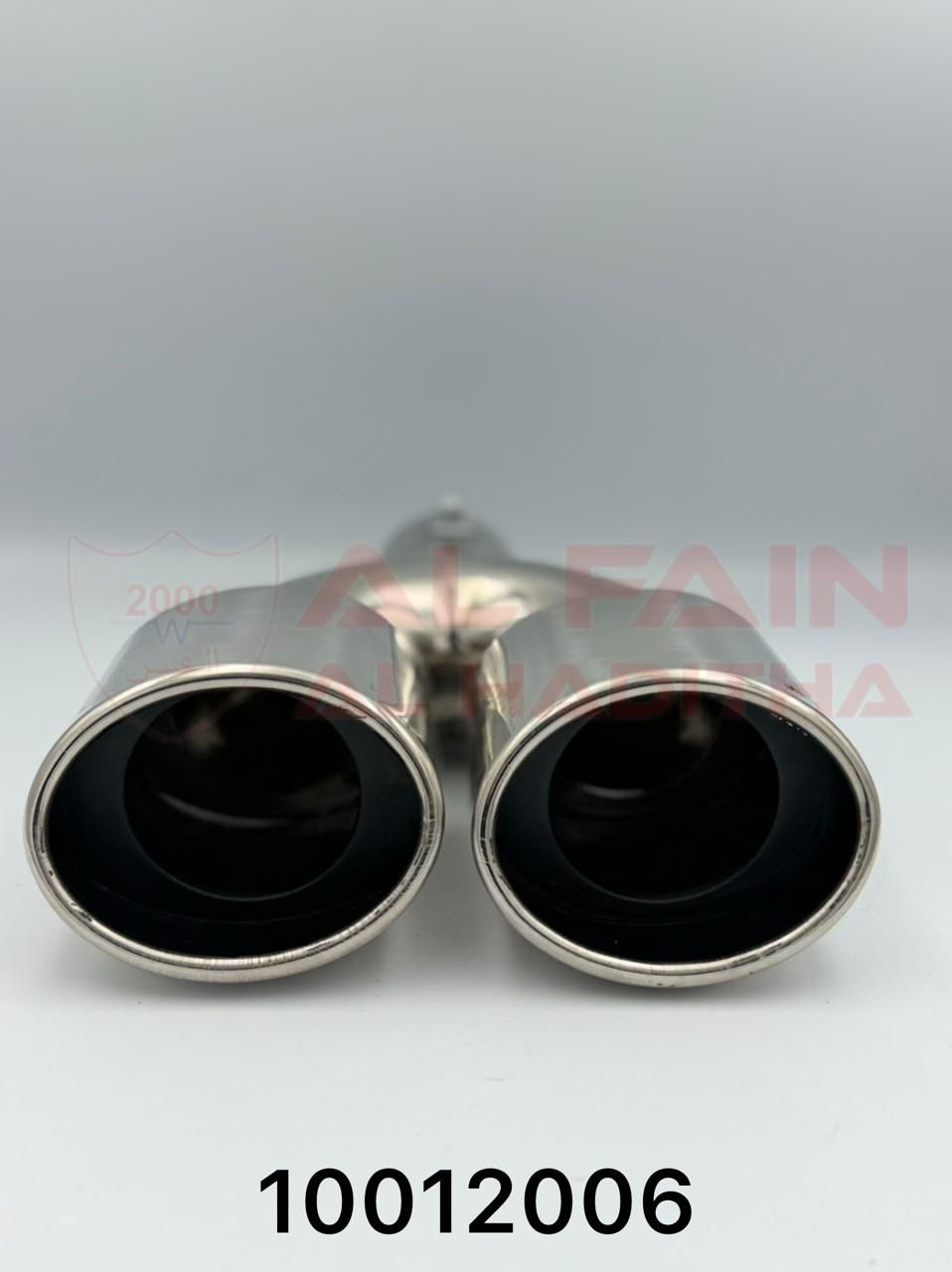 Universal Muffler M2005 Silver Double Stainless Steel