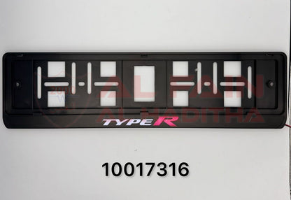 Honda Type-R LED Number Plate Holder Frame 10017316
