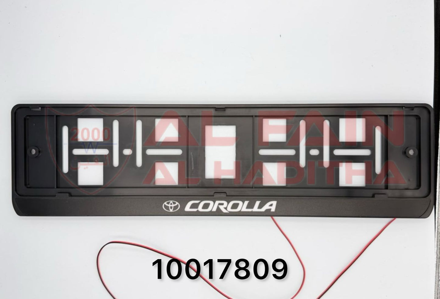 Toyota Corolla LED Number Plate Holder Frame 10017809