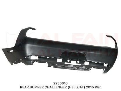 Dodge Challenger Hellcat Rear Bumper 2015 ABS Plastic
