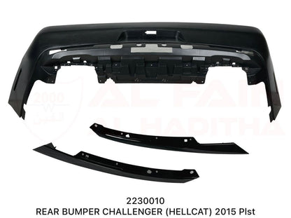 Dodge Challenger Hellcat Rear Bumper 2015 ABS Plastic